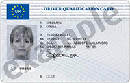 Driver CPC - Driver Qualification Card Driver CPC - Driver Qualification Card