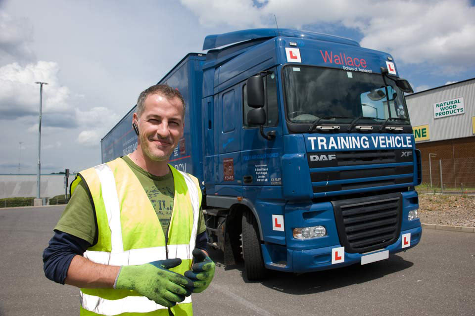 A HGV Training Vehicle Wallace Training Vehicle